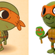 Illustration for article titled Lil Mikey is the most adorable Ninja Turtle in the world